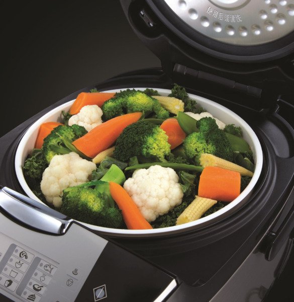 Russell Hobbs Cook@Home 21850-56 Multicooker 5 liter 900 watt 11 program Svart och rostfritt st&aring;l