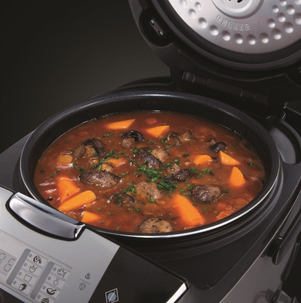 Russell Hobbs Cook@Home 21850-56 Multicooker 5 liter 900 watt 11 program Svart och rostfritt st&aring;l