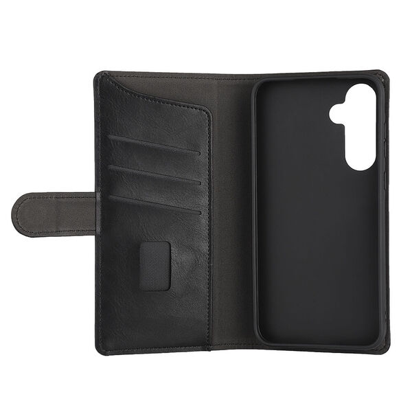 GEAR Wallet, Galaxy A35 -lompakkokotelo, Musta