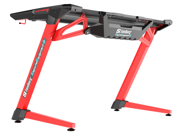 Sandberg Fighter Gaming Desk 2, Red