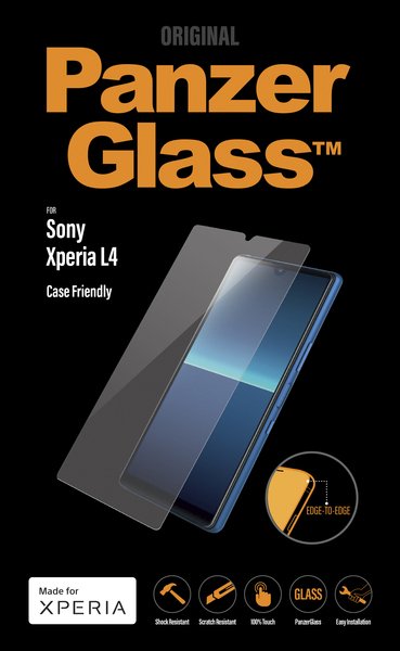PANZERGLASS SONY (XPERIA L4 CASE FRIENDLY, BLACK)