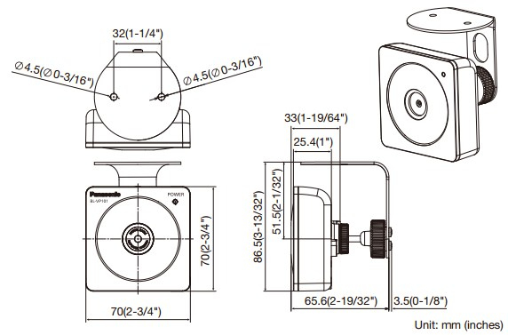 IP Boxkamera indoor BL-VP101E