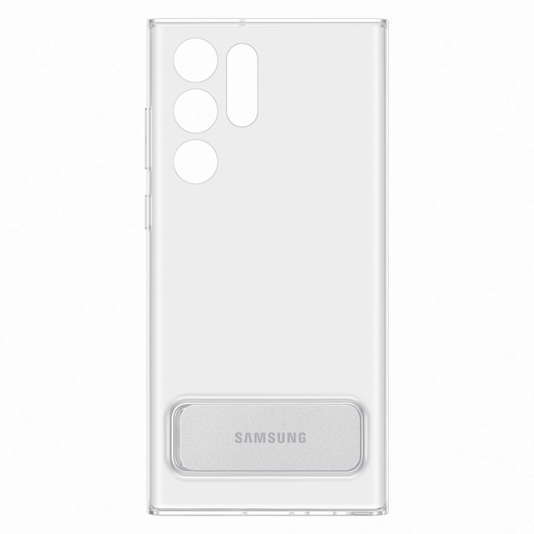 Samsung Galaxy S22 Ultra Clear Standing Cover - case, Transparent