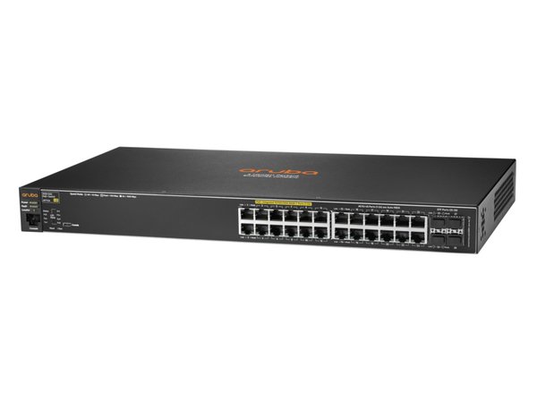 Bundle  Aruba 2530-24G-PoE+ Switch 24x 10/100/1000T 802.3at PoE+ ports + 4x fixed Gigabit Ethernet SFP ports (PoE-budget 382 W)   (J9773A) + Aruba Instant On AP