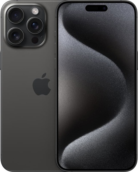 Renoverad iPhone 15 Pro Max 256 GB, svart titan (Bruksskick)
