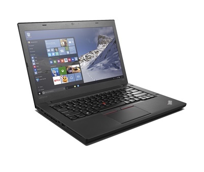 Lenovo 14" Thinkpad T460, 8 Gt RAM, 240 GB SSD, Win 10 Pro -kannettava, Musta (Refurbished)