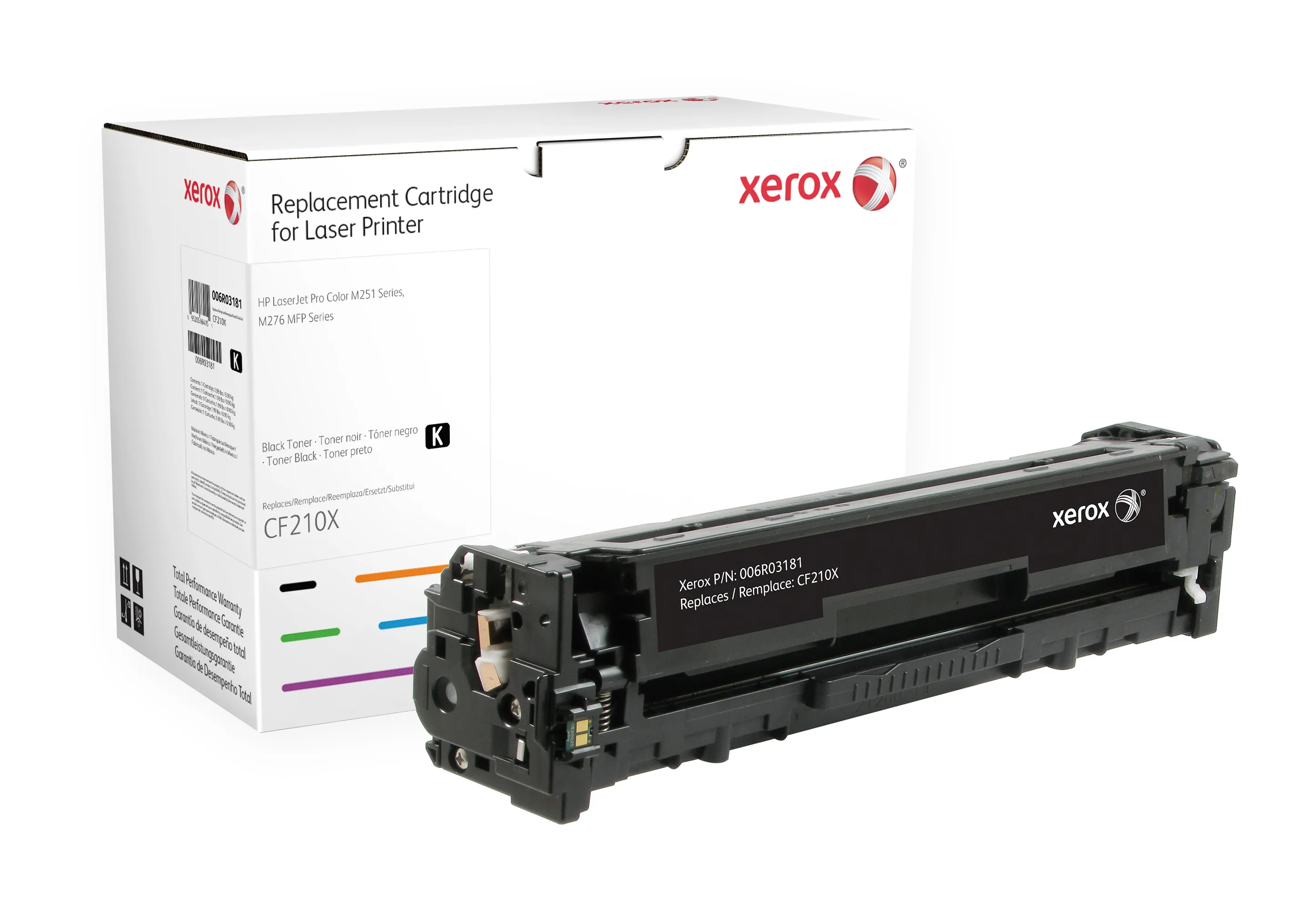 Xerox - Musta - v&auml;riainekasetti (vastaavuus: HP CF210X) malleihin HP Color LaserJet Pro M251, LaserJet Pro 200 M251, 200 M276, MFP M276