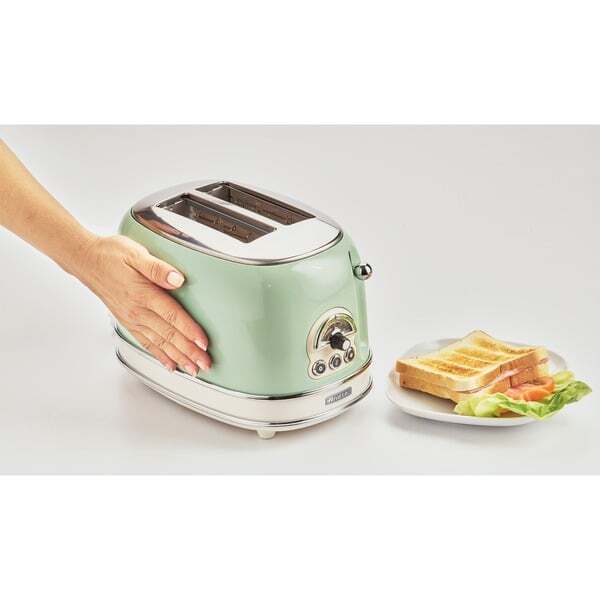 Ariete 0155GR 2-slice Toaster, 810 W, Green