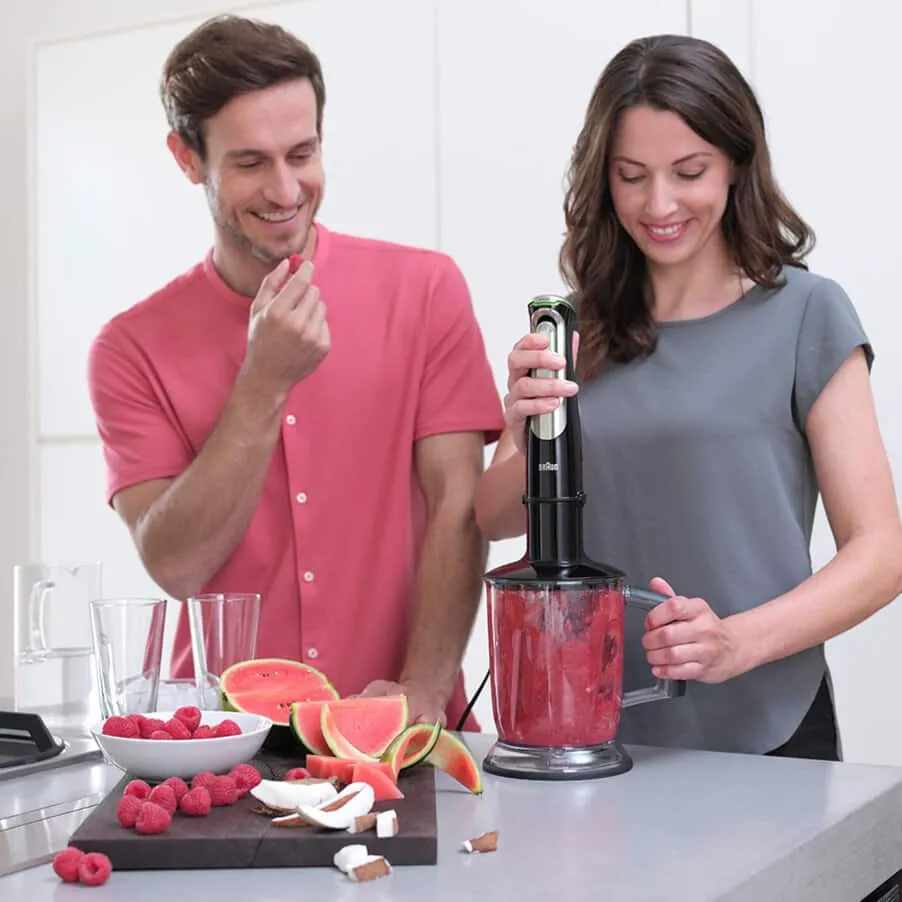 Braun MultiQuick 9 MQ 9147X - immersion blender, 0.6l, 1200W, Black, Stainless Steel