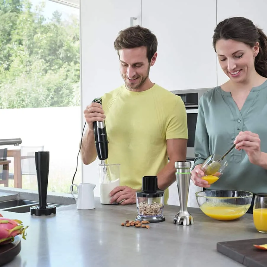 Braun MultiQuick 9 MQ 9147X - immersion blender, 0.6l, 1200W, Black, Stainless Steel