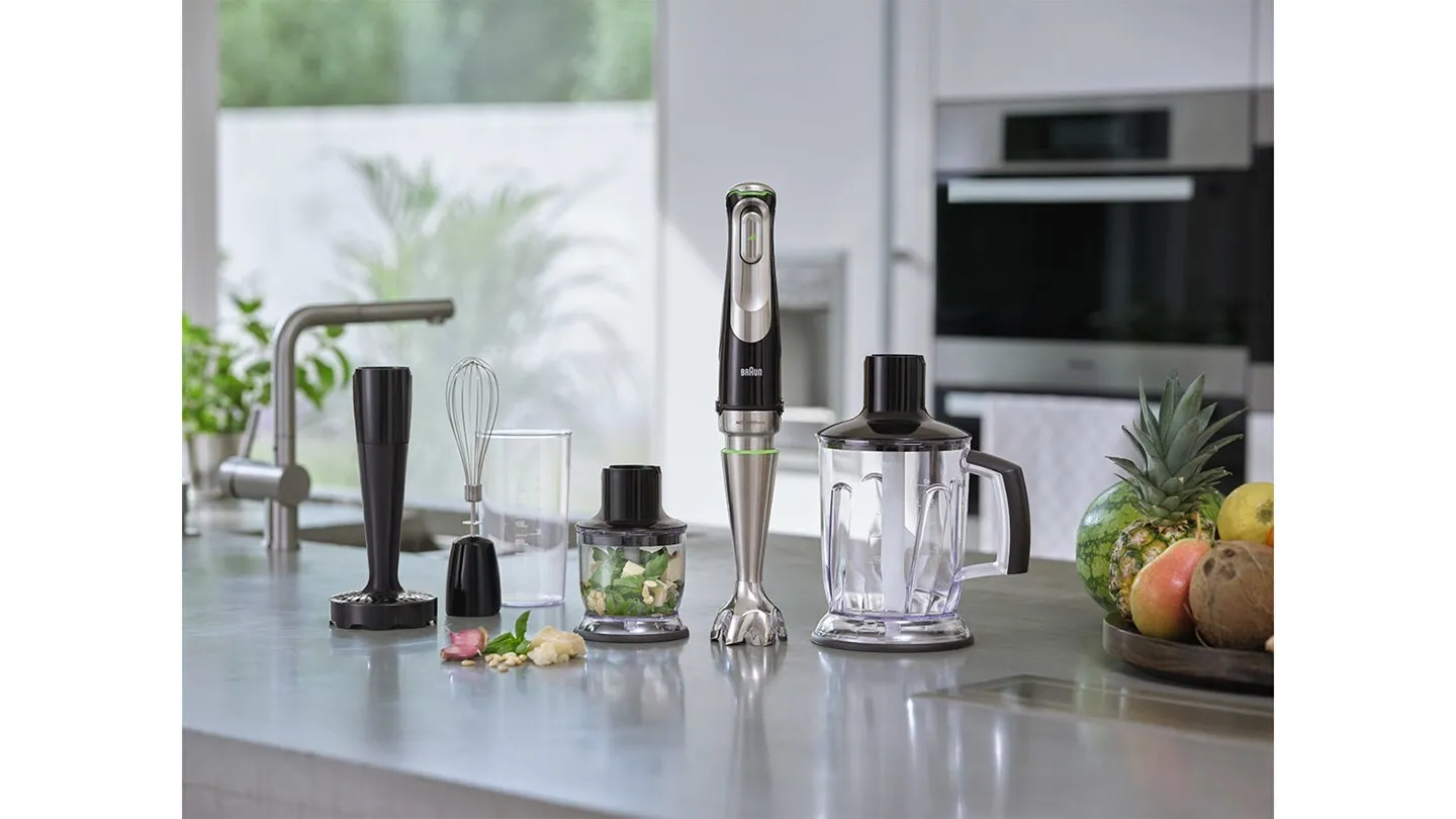 Braun MultiQuick 9 MQ 9147X - immersion blender, 0.6l, 1200W, Black, Stainless Steel