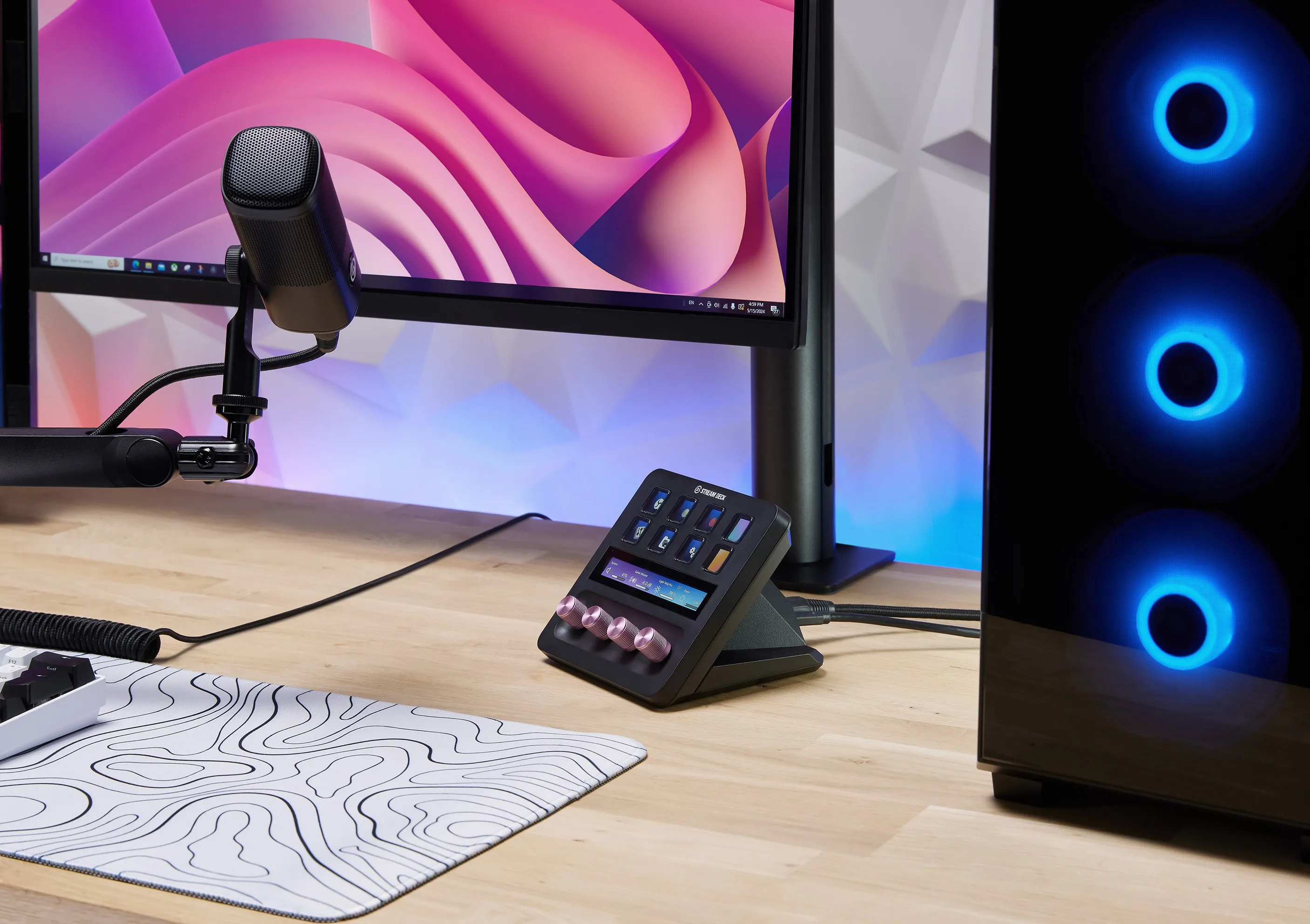 Elgato XLR Dock for Stream Deck+ Microphone Adaptor, Black