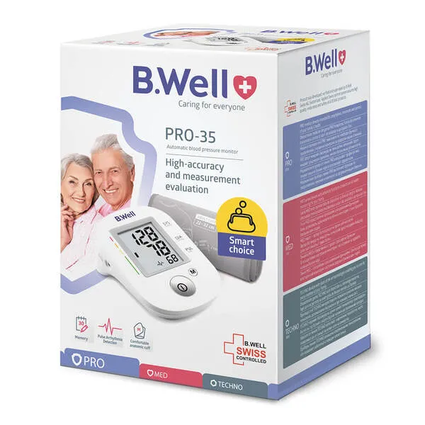 B.WELL Pro-35 M-L Manschett Adapter, 30 Mem - Blodtrycksm&auml;tare