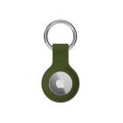 Epico Silicone Full Back Case | AirTag (1.-2. gen) | Khaki | Robust Metal Ring