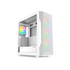 SAMA S40 Midi-Tower Case with window and RGB lighting, White