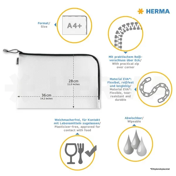 Herma Universal bag A4 assort. (10)