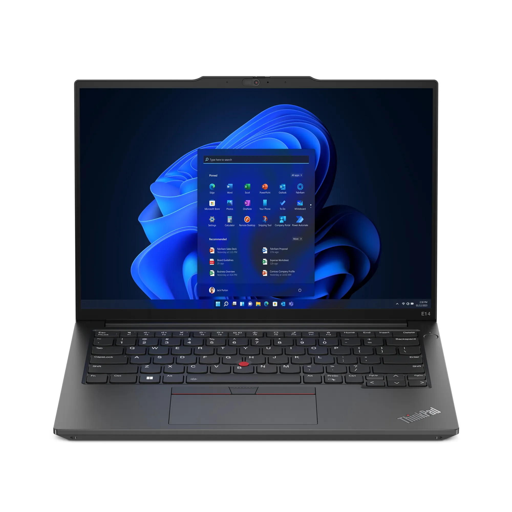 Lenovo ThinkPad E14 Gen 5 (Intel) 14&quot; i7-1355U, 16 Gt, 512 Gt SSD, Win 11 Pro -kannettava, Musta