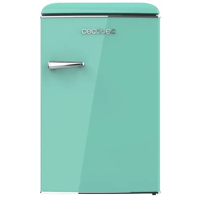 CECOTEC Bolero CoolMarket TT Origin 110 Frist&aring;ende kylsk&aring;p med frysfack, 110 liter, gr&ouml;n, klass E
