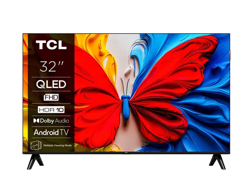 TCL 32V5C 32" Full HD QLED Google TV, 60 Hz, HDR10