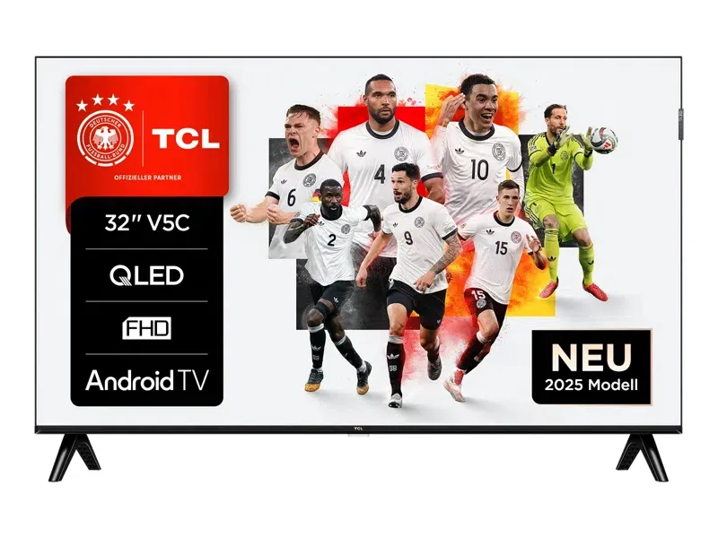 TCL 32V5C 32" Full HD QLED Google TV, 60 Hz, HDR10