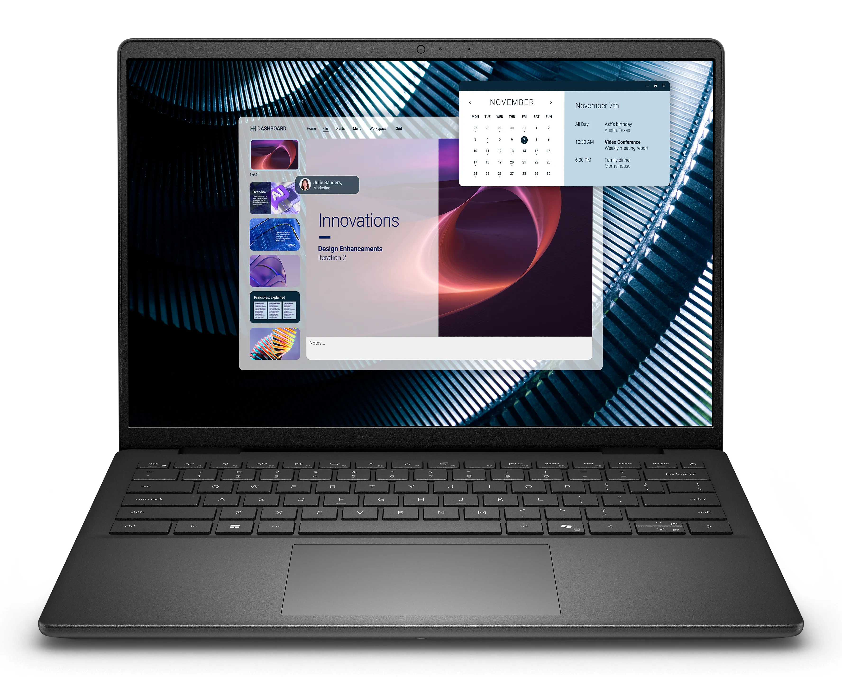 Dell Pro PV14250 14" 120U, 16 Gt, 512 Gt SSD, Win 11 Pro -kannettava, Musta