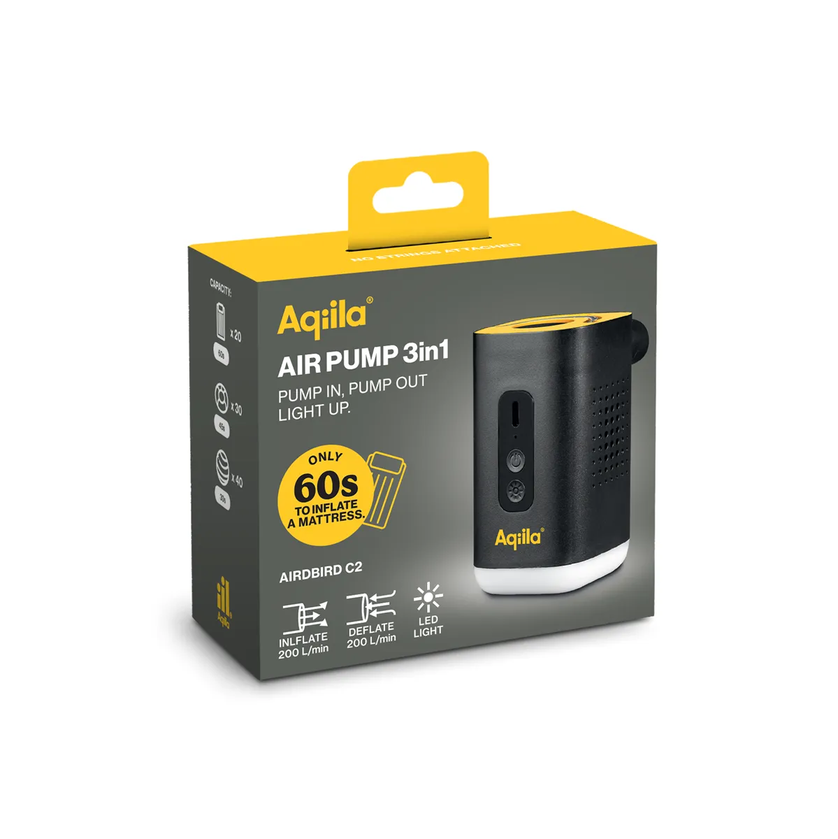 Aqiila Airbird C2 3in1 - air pump