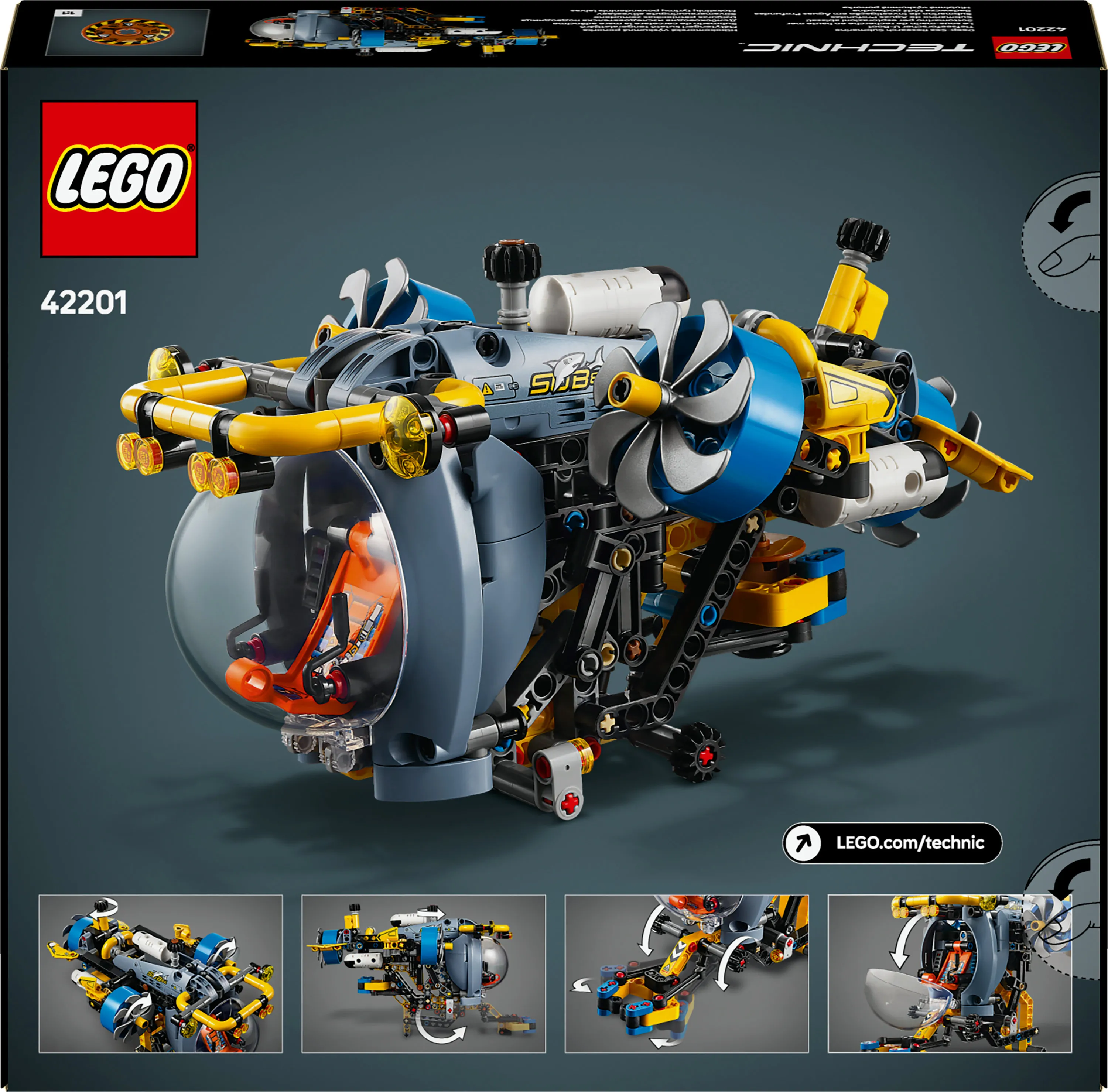 LEGO Technic Djuphavsforskningsub


t 42201