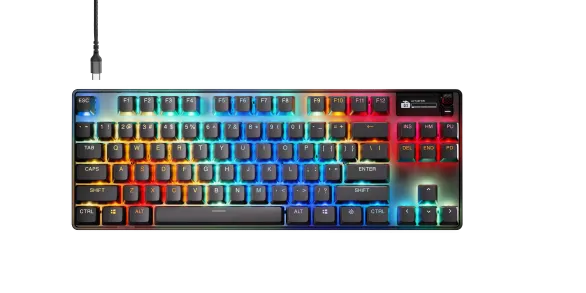 SteelSeries Apex Pro TKL Gen3, OmniPoint 3.0 - gaming keyboard, black