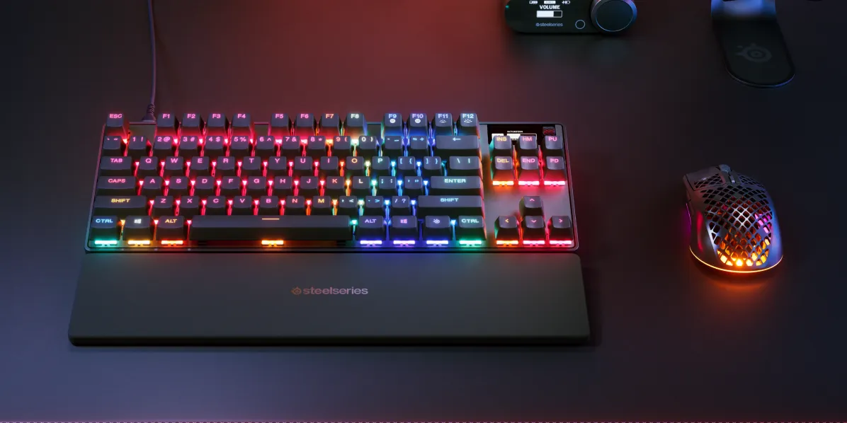 SteelSeries Apex Pro TKL Gen3, OmniPoint 3.0 - gaming keyboard, black