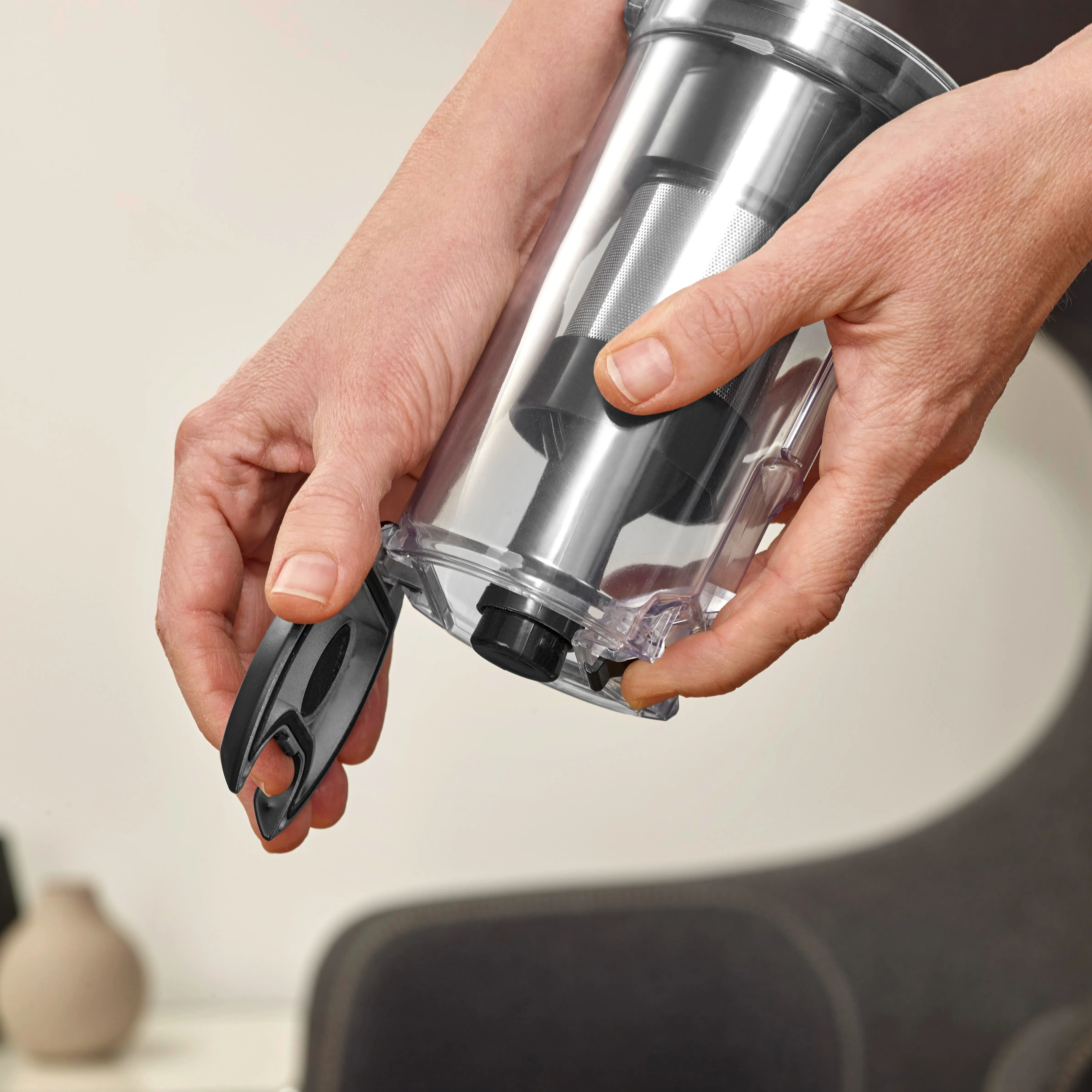 SEVERIN S'Power Slim HV 7151 Stick vacuum cleaner, Black/Blue/Silver