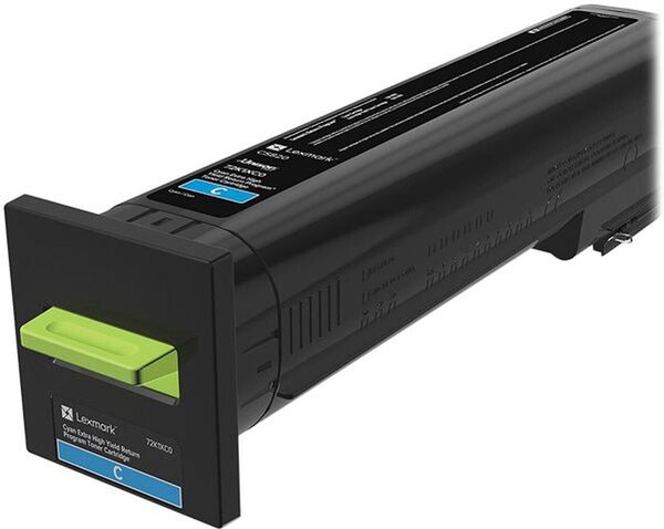 Lexmark Unison 72K2XC0 Extra High Yield -laserv&auml;rikasetti, cyan
