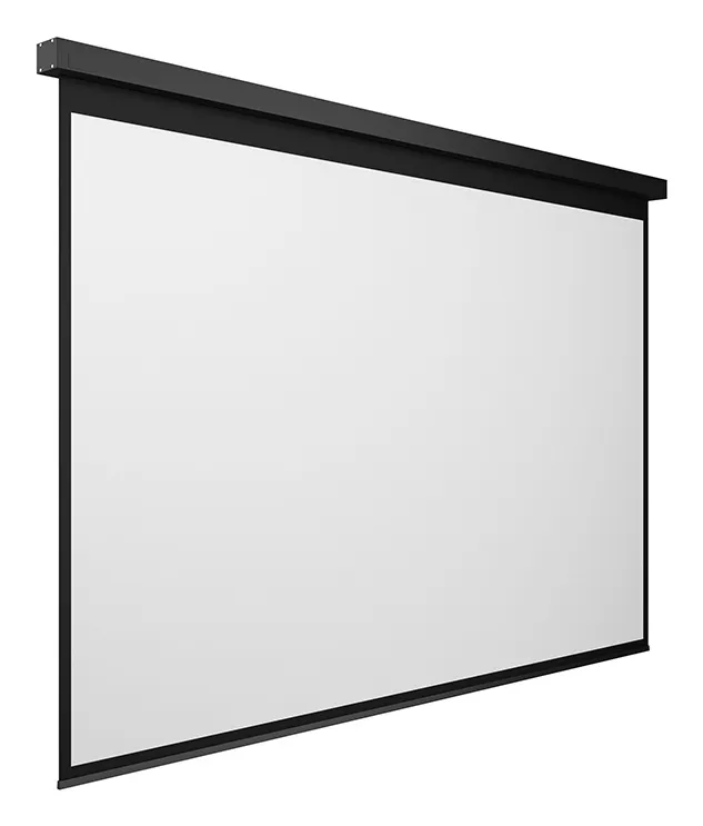 Multibrackets M Motorized Projection Screen Black Edition - Heijastusn&auml;ytt&ouml; - moottoroitu - 135 tuuma (343 cm) - 16:10 - Matte White - musta