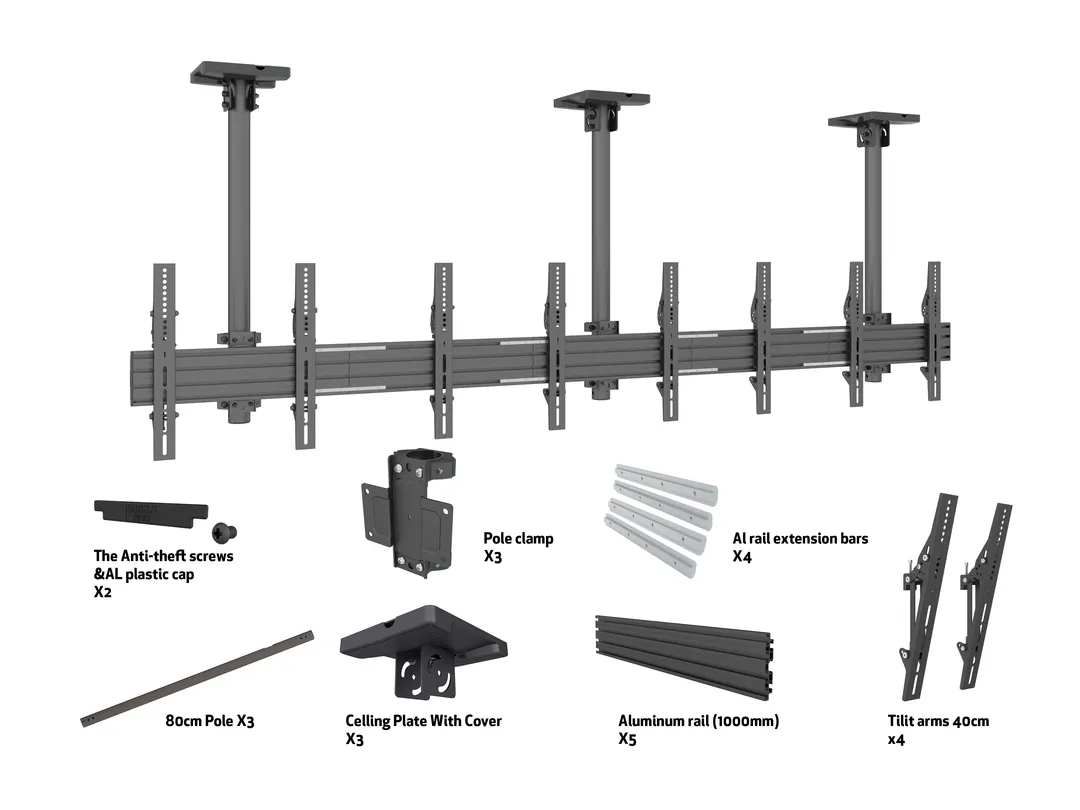 M Menu Board Mount Pro MBC4X1U