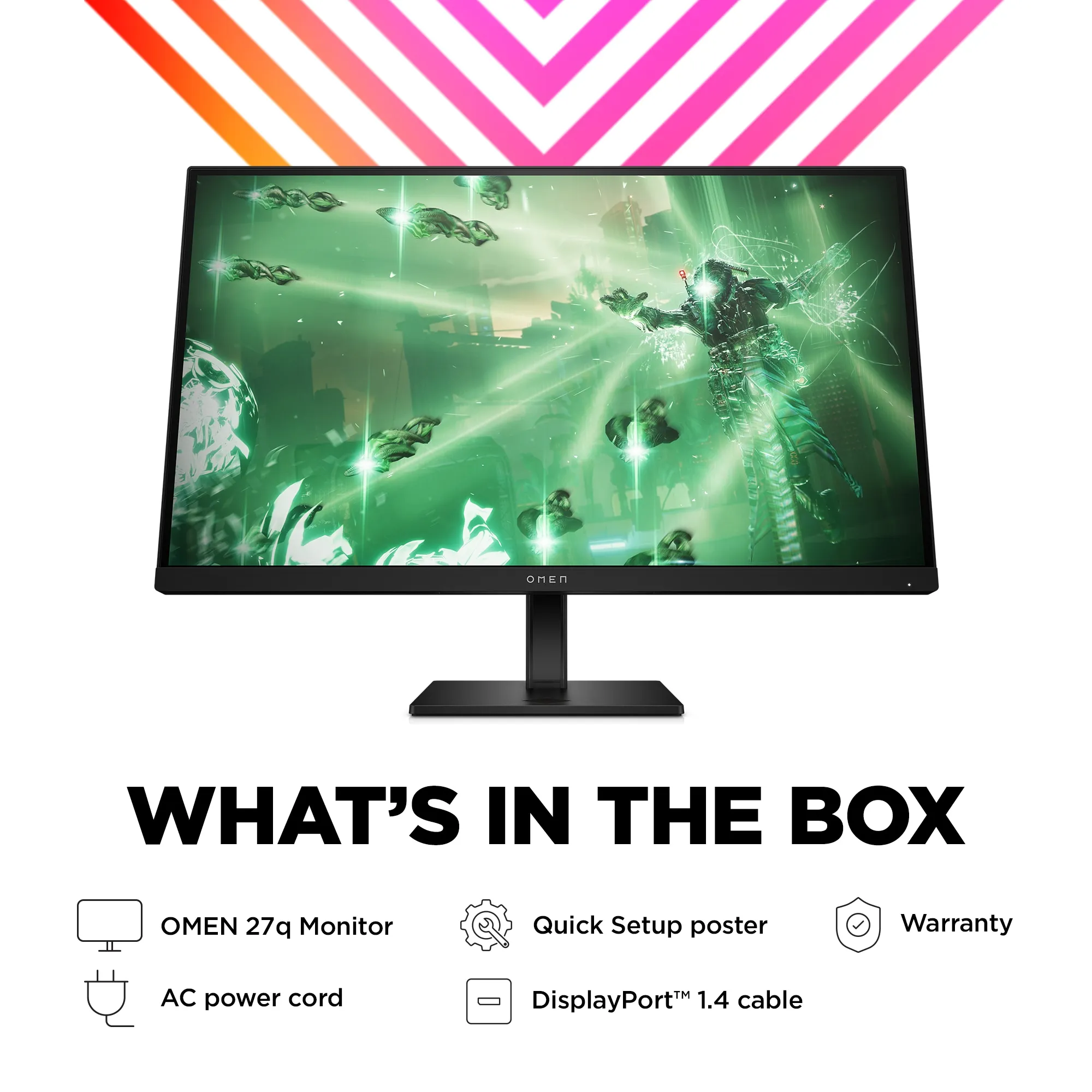 HP OMEN 27q 27&quot; QHD, IPS -pelin&auml;ytt&ouml;