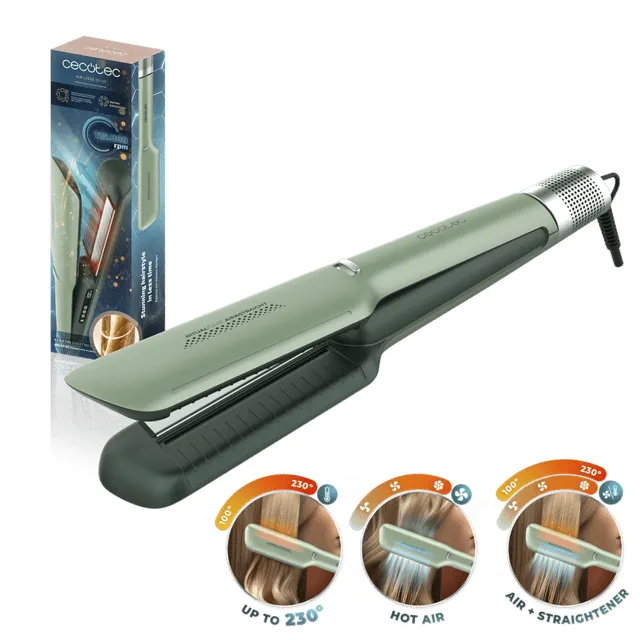 CECOTEC Air Lisse Hair Straightener, Olive