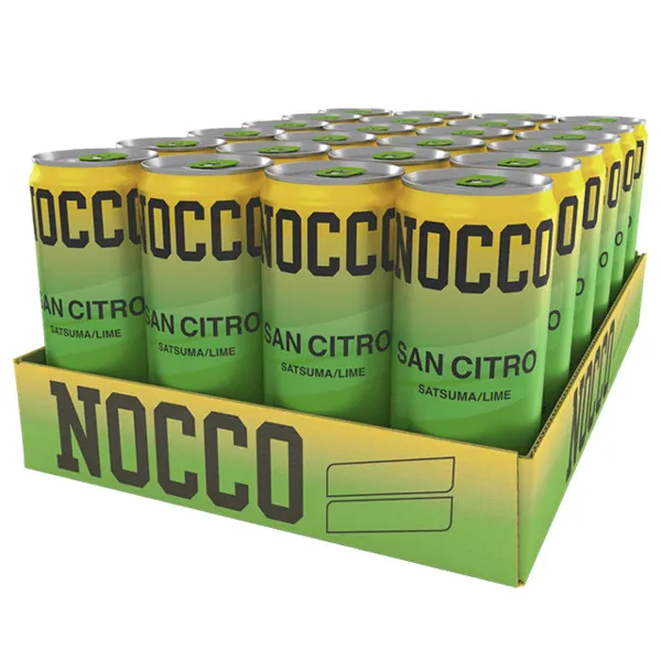 NOCCO BCAA San Citro - energydrink 330ml, 24-pack