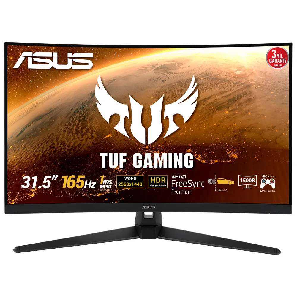 Asus TUF Gaming VG32VQ1BR 32&quot; QHD, VA - curved gaming monitor