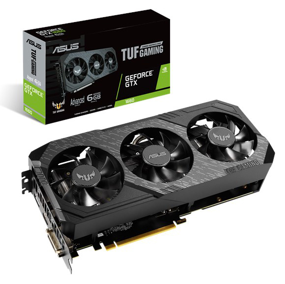 Asus GeForce GTX 1660 TUF Gaming 3 Advanced 6 Gt -n&auml;yt&ouml;nohjain