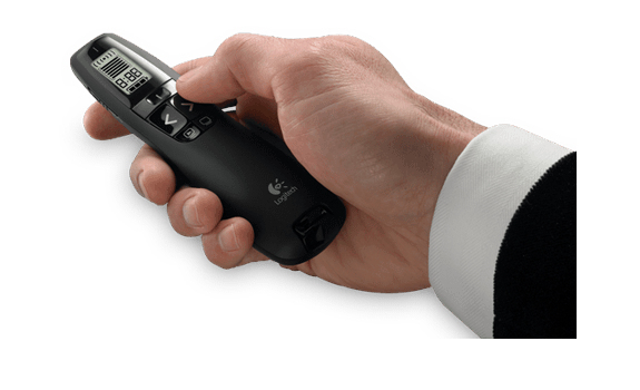 Logitech R700 Wireless Presenter -esityskaukos&auml;&auml;din, Musta