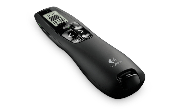 Logitech R700 Wireless Presenter -esityskaukos&auml;&auml;din, Musta