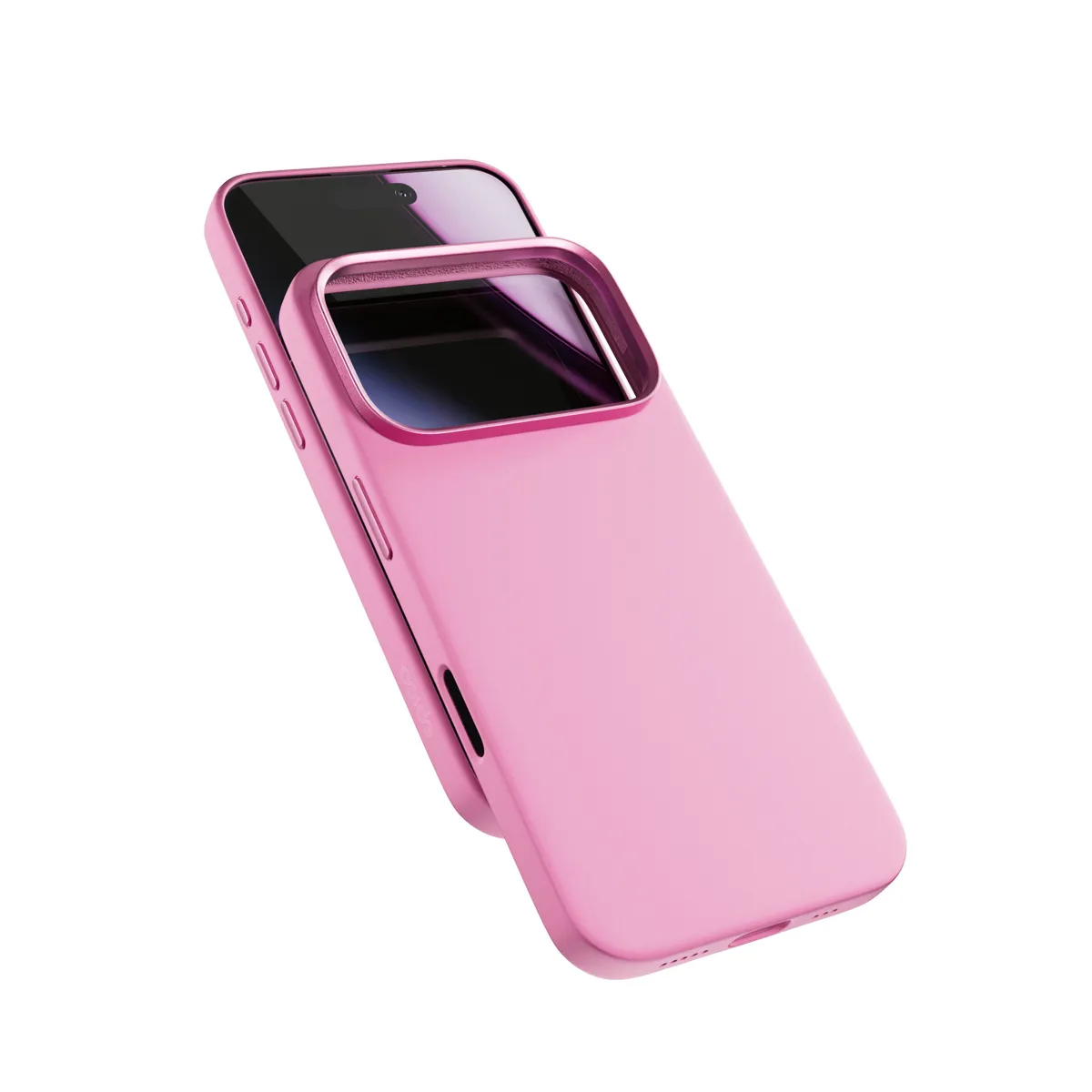 Epico Silicone Pro Mag+ Case iPhone 17 Pro Max Qi2  &amp;  MagSafe Yhteensopiva, vaaleanpunainen