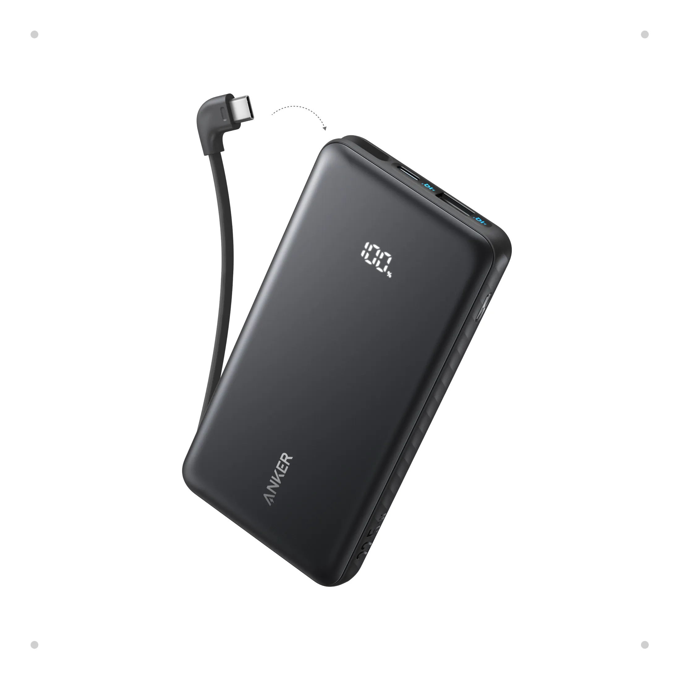 ANKER Zolo 10000mAh, 22.5W - powerbank, svart
