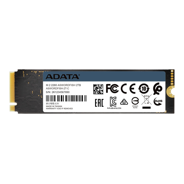 ADATA Swordfish 2TB, PCIe 3.0, M.2 - SSD