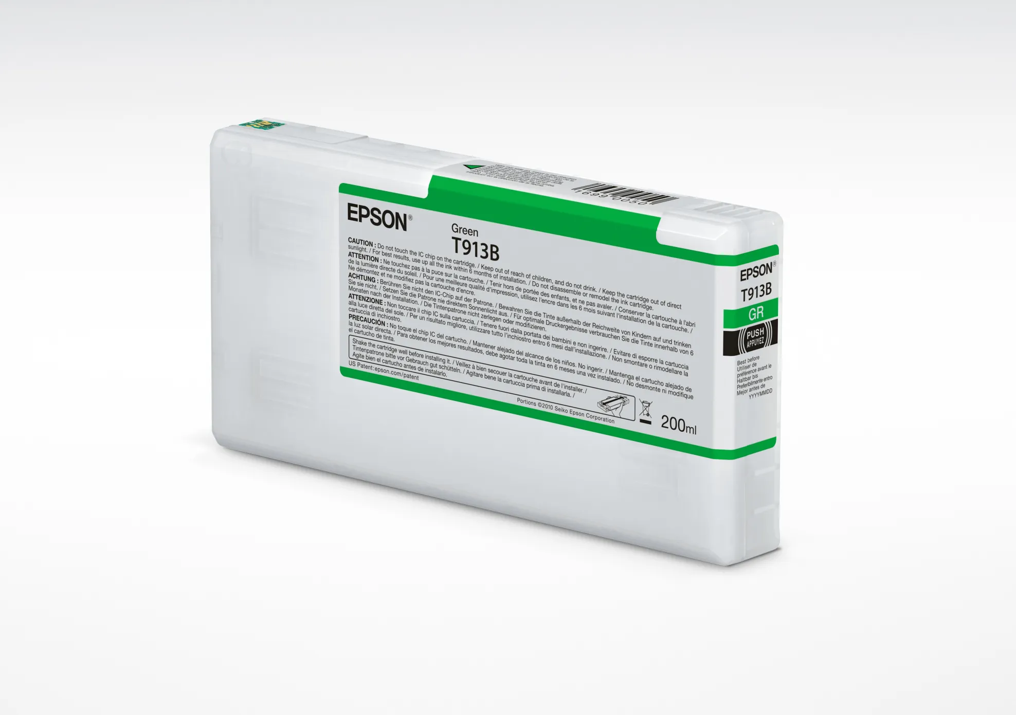 Epson T913B ink cartridge, 200 ml, Green