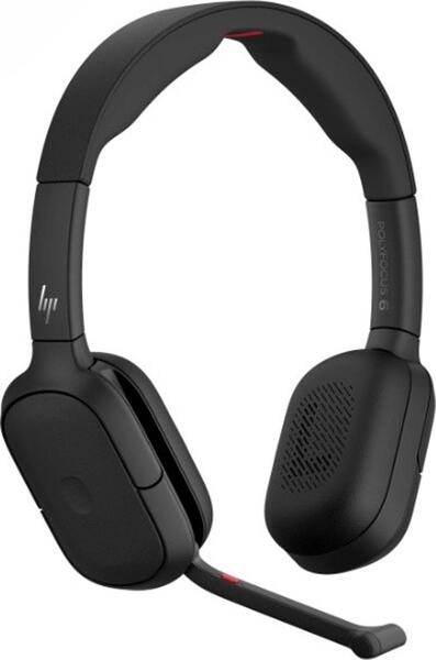 HP Poly Focus 625 Stereo -langaton kuulokemikrofoni, musta