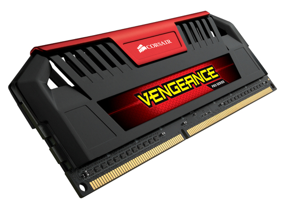 Corsair 32GB (4x8GB) Vengeance Pro, DDR3 1600MHz - Red