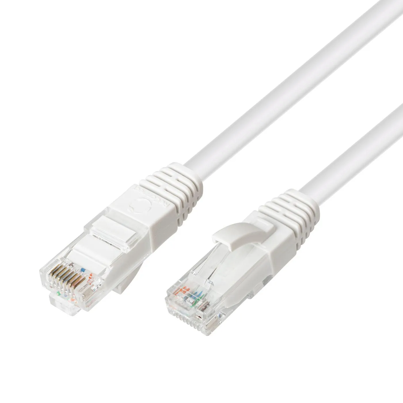 MicroConnect CAT6A UTP RJ45 1m n&auml;tverkskabel, vit
