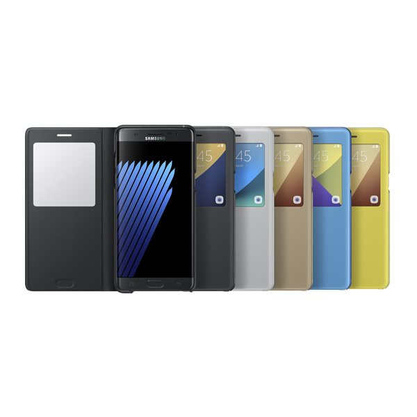 SAMSUNG NOTE 7 S-VIEW STANDING COVER SILVER