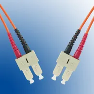 MicroConnect OM3 SC-SC 5m -valokuitukaapeli, sininen