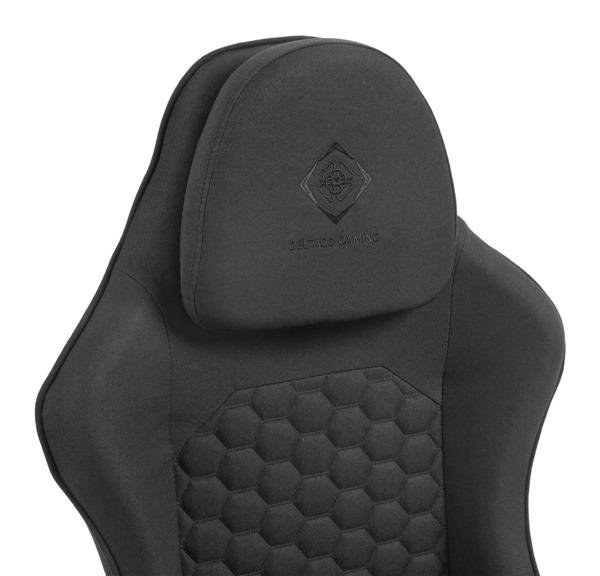 Deltaco Gaming DC310 Soft Linen Fabric - spelstol, Svart